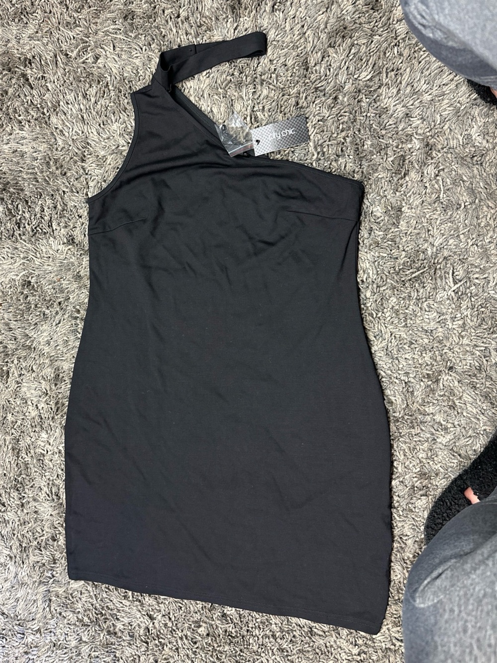 City Chic dress one shoulder Sensual black size XS <<<375>>>